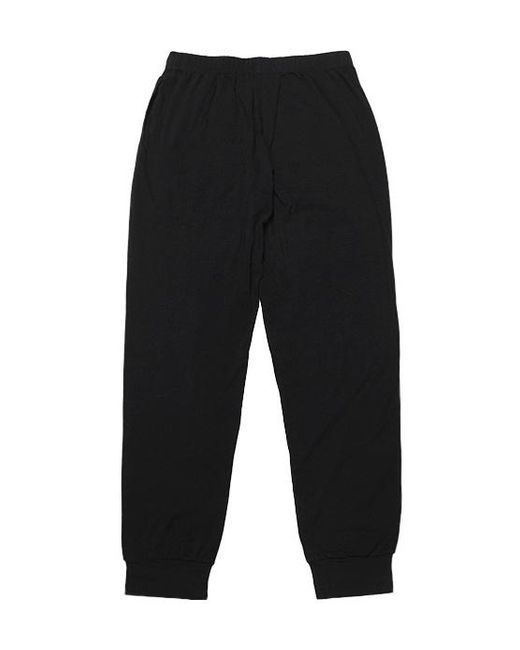 Emporio Armani Black Logo Print T-Shirt Sweatpants Two-Piece Set for men