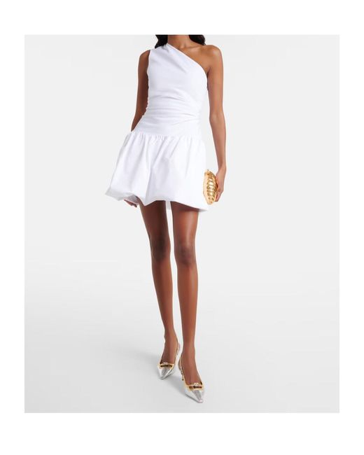 Patou White One Shoulder Dress