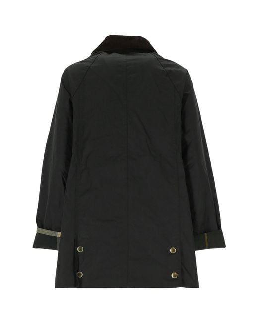 Barbour Black Beadnell Long-Sleeved Coat