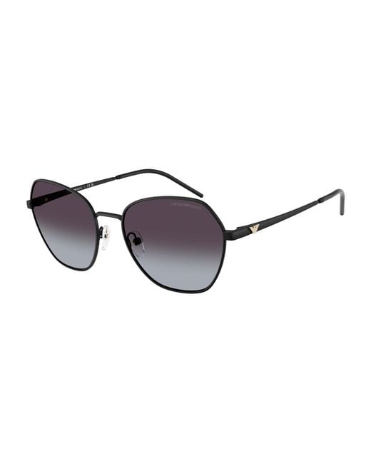Emporio Armani Multicolor Geometric Frame Sunglasses