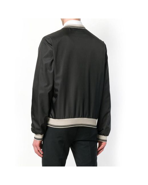 Dolce & Gabbana Black Techno Cloth Casual Jacket for men