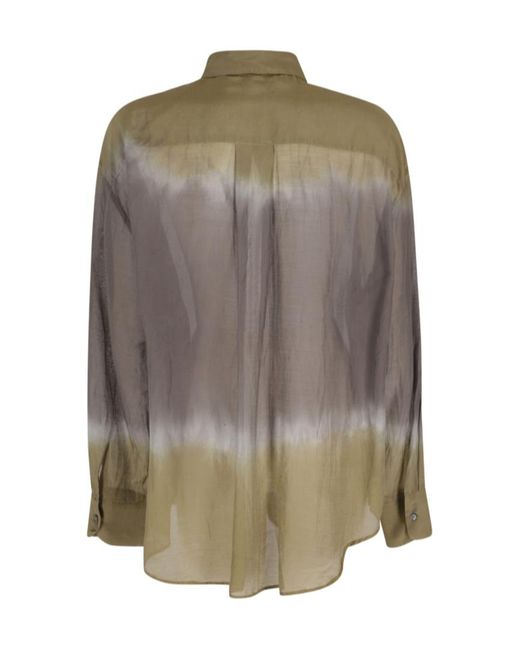 Roberto Collina Green Buttoned Shirt