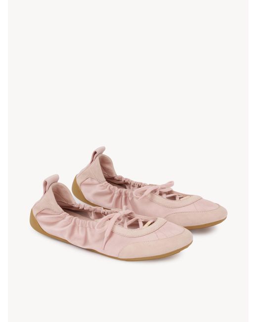 Chloé Pink Kick Ballerina Sneaker