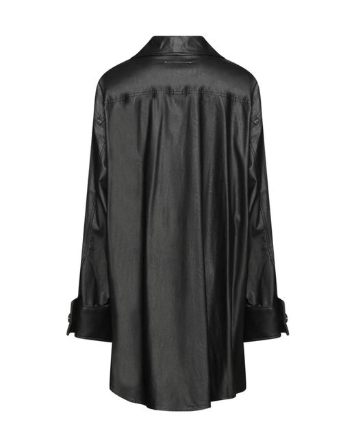 MM6 by Maison Margiela Black Full-Length Jackets