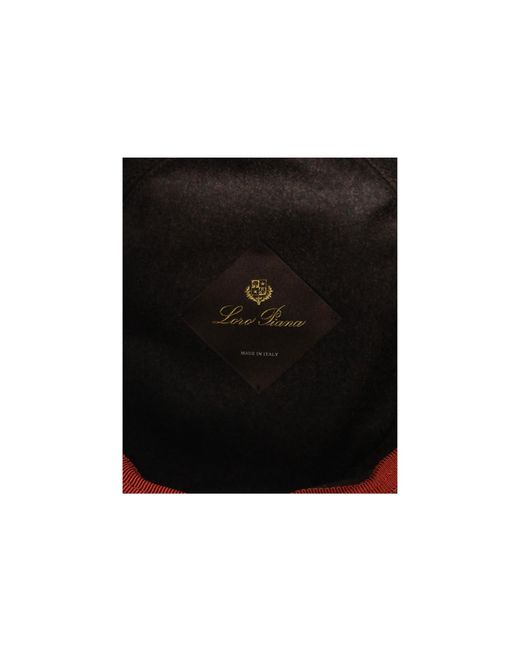 Loro Piana Brown Twill Hat for men