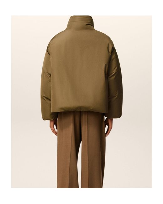 AMI Natural Taffetas Ami De Coeur Down Jacket for men