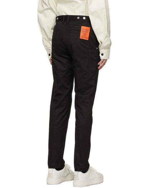 DIESEL Black Straight-Leg Jeans for men