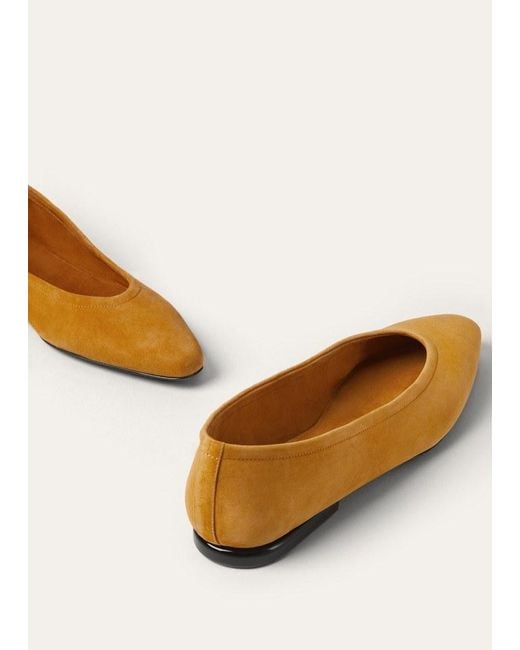Loro Piana Brown Primula Round Toe Slip-On Flats
