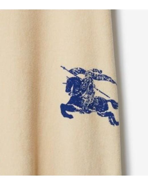 Burberry Natural Towelling Hooded Cotton Dress