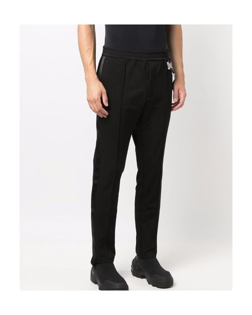 1017 ALYX 9SM Black 1017 9Sm Buckle Detailed Straight Leg Pants for men