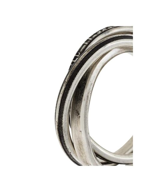 Werkstatt:münchen Metallic Stylised Ring