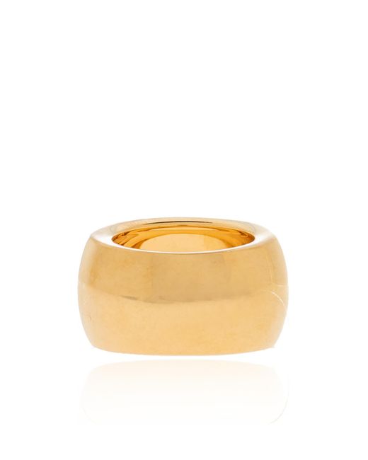 Balenciaga Natural Logo-Engraved Ring