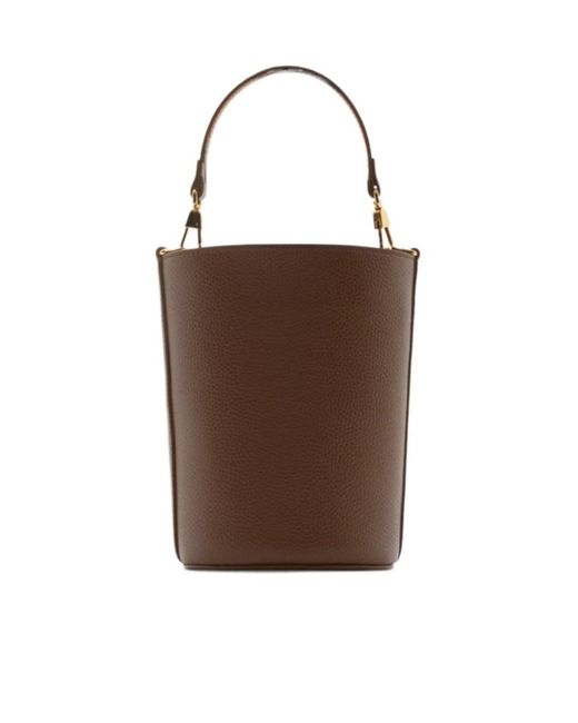Burberry Brown Small Bucket Shoulder Bag