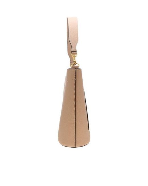 Tory Burch Natural Bucket Shoulder Bag