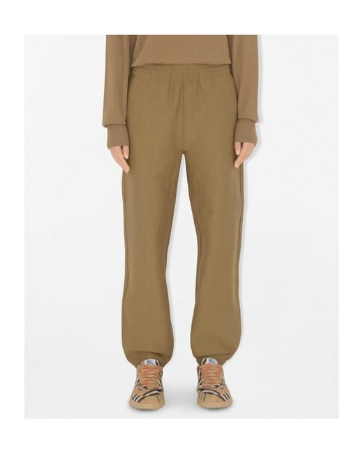 Burberry Natural Cotton Track Pants