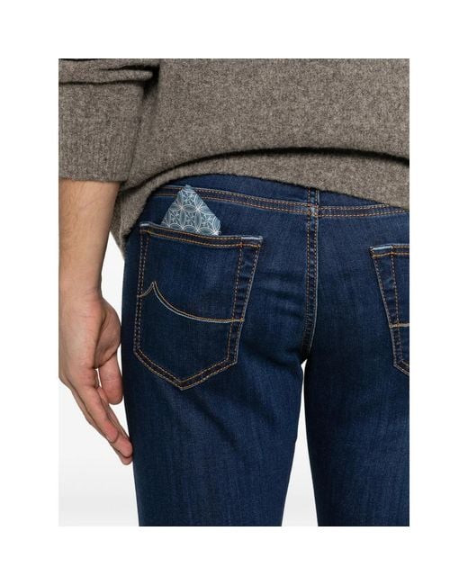 Jacob Cohen Blue Nick Faded Jeans for men