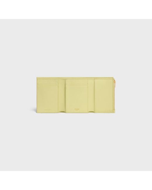 Céline Yellow Fine Strap Wallet Nino