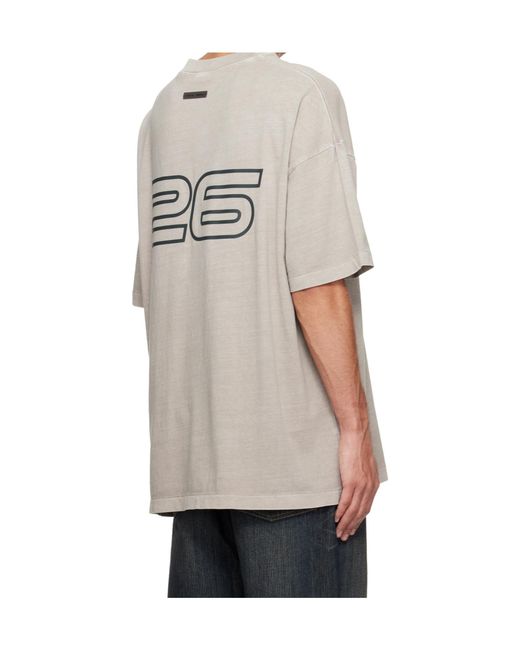 Fear Of God Gray 90S Crewneck T-Shirt for men