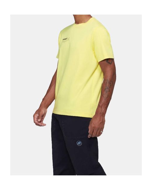 Mammut Yellow Base T-Shirt Multi-Pitch for men