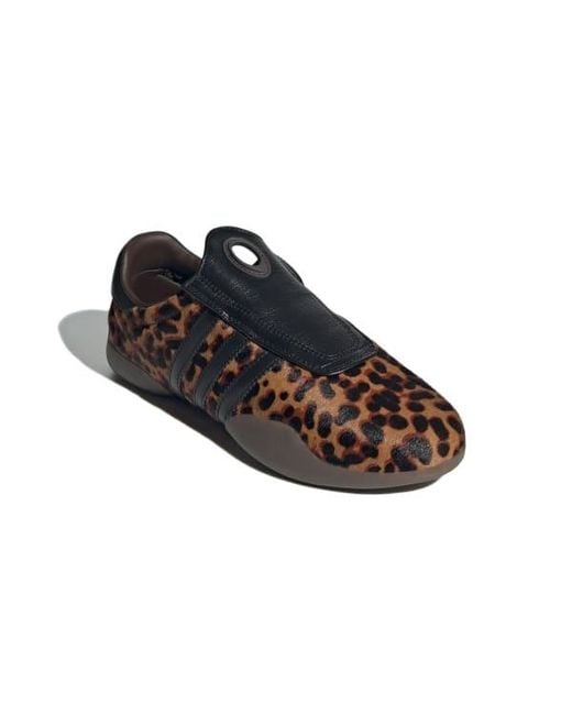 Adidas Originals Brown Taekwondo Mei Leopard Printed Sneakers