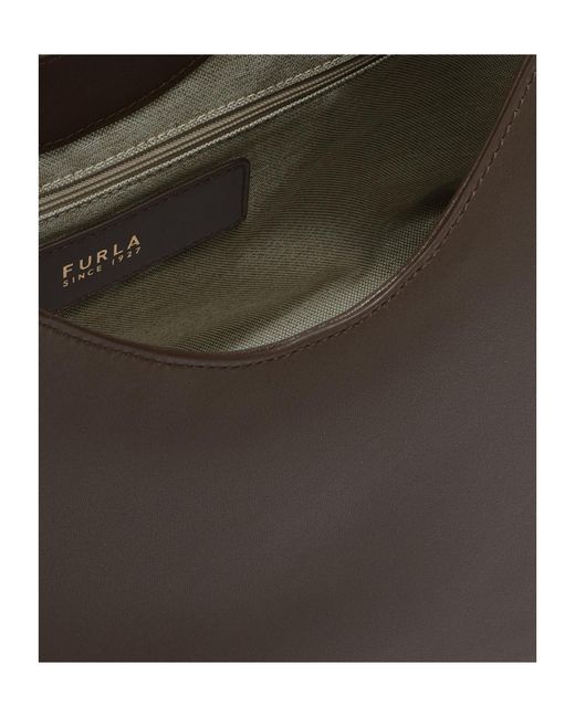Furla Black Goccia Medium Hobo Bag