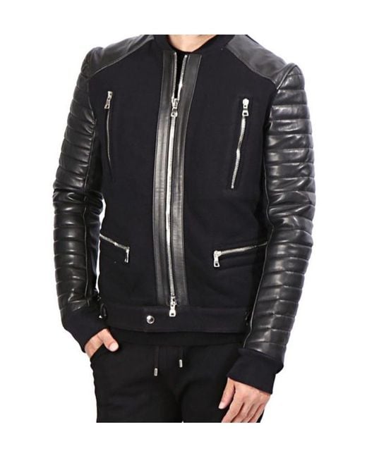 Balmain Black Long Sleeve Jacket for men
