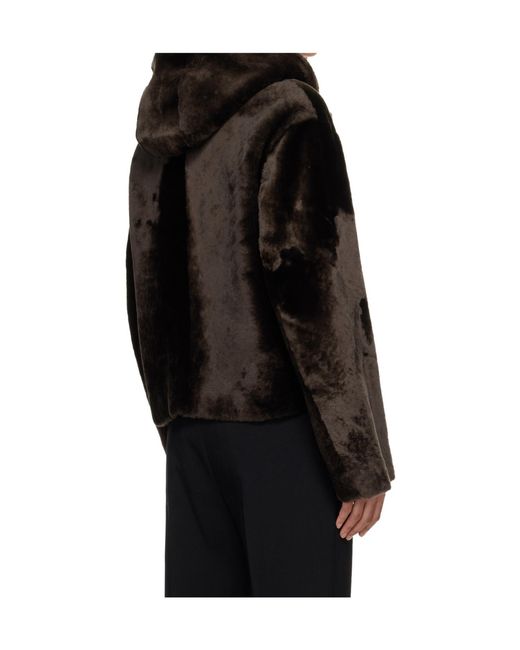 Nour Hammour Black Long-Sleeved Casual Jacket