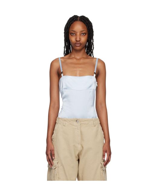 Coperni Natural Thin Shoulder Strap Jumpsuit