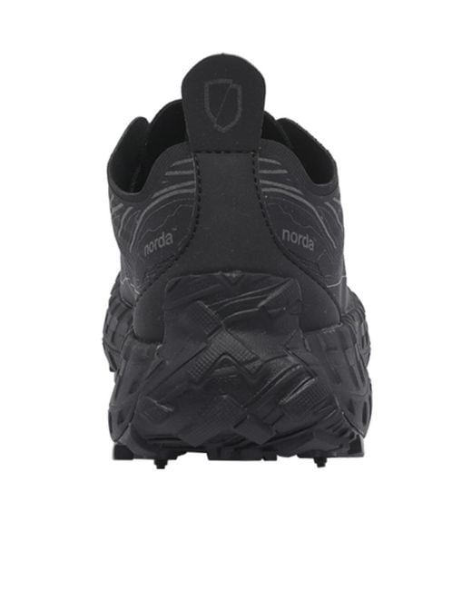Norda Black Round Toe Logo Sneakers