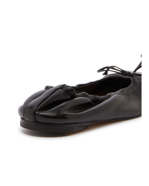 Jacquemus Black Square-Toed Ballet Shoes