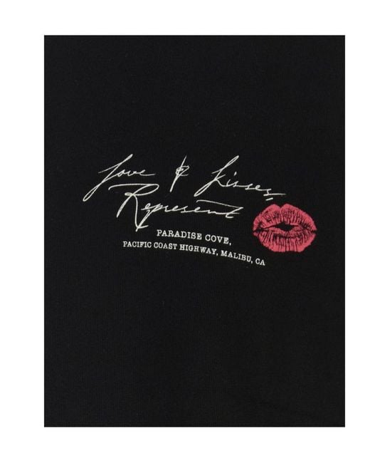Represent Black Love And Kisses Logo T-Shirt for men