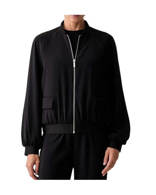 ARMANI EXCHANGE Black Twill Blouson Jacket