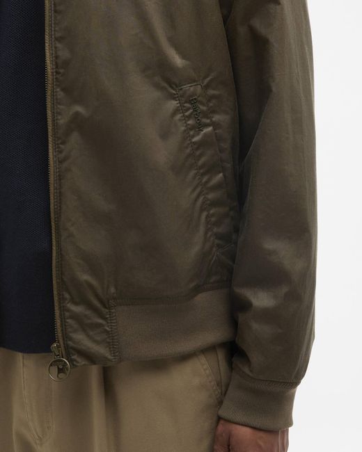 Barbour Green Royston High-Neck Jacket for men