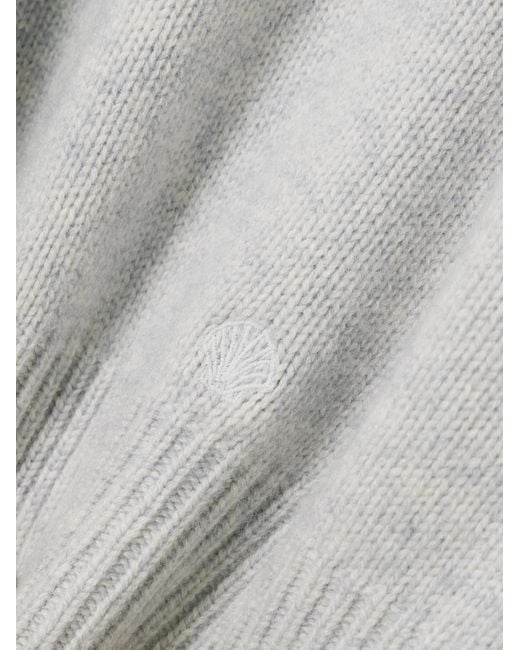 Loulou de Saison Gray Knitted From Wool And Cashmere Blend Yarn