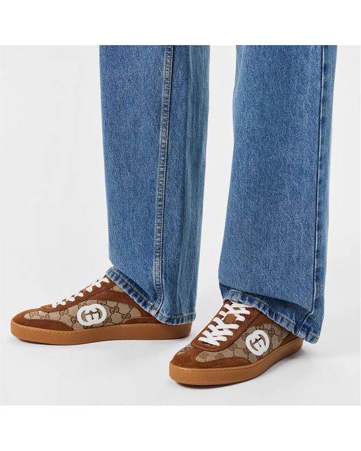 Gucci Brown Logo Sneakers