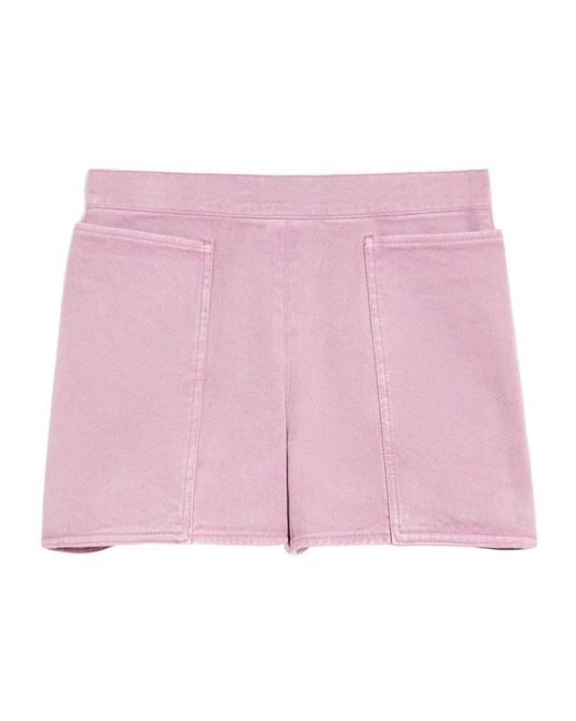 Max Mara Pink Alibi Mini Shorts