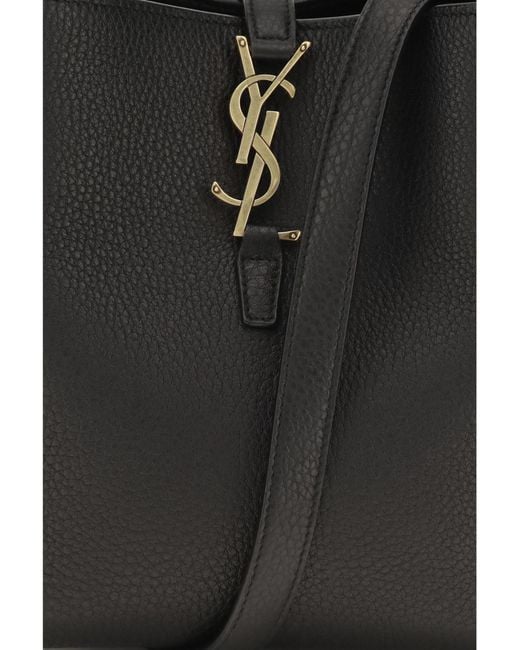Saint Laurent Black Le 37 Bucket Shoulder Bag