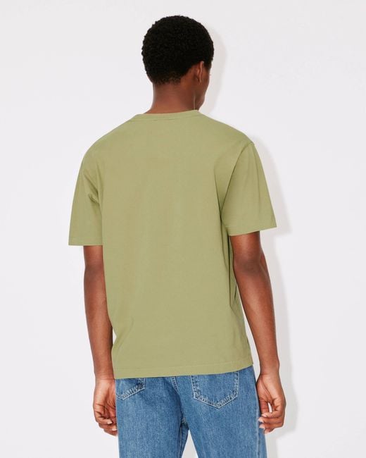 KENZO Green 'Boke Flower' Crest T-Shirt for men