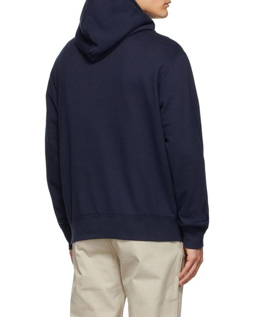 Polo Ralph Lauren Blue The Rl Fleece Hoodie for men