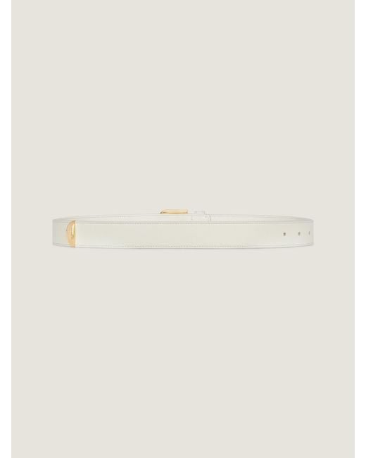 Givenchy White Voyou Belt