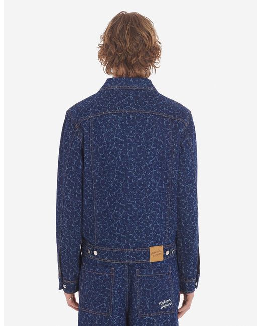 Maison Kitsuné Blue Maison Kitsuné Buttoned Denim Jacket for men