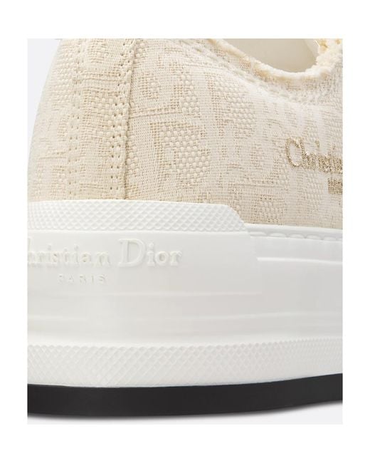 Dior White Walk'N' Platform Sneaker