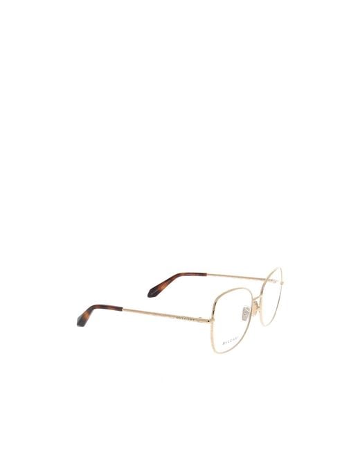 BVLGARI White Bulgari Butterfly Frame Glasses