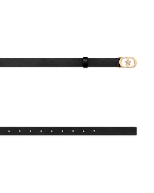 Dior White Logo Belt