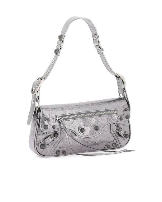 Balenciaga Gray Le Cagole Shoulder Bag