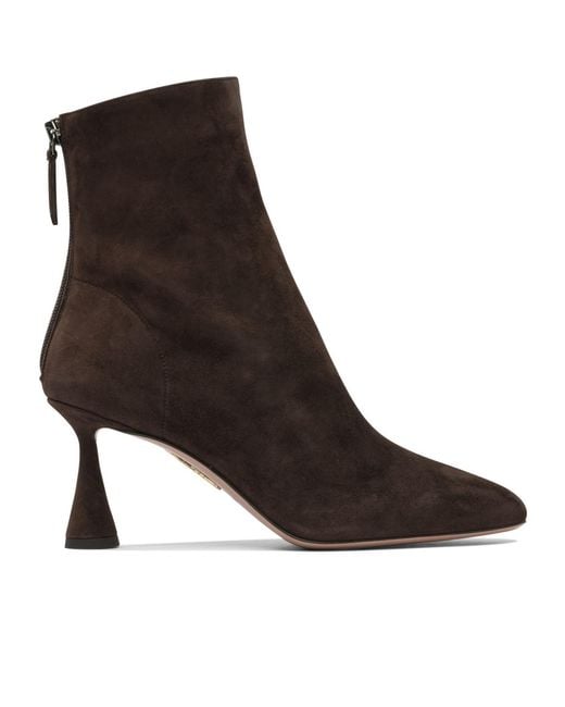 Aquazzura Brown Amore Ankle Boots