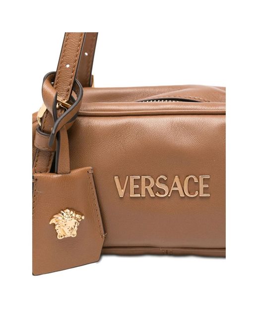 Versace Natural Tag Bowling Zipped Mini Bag
