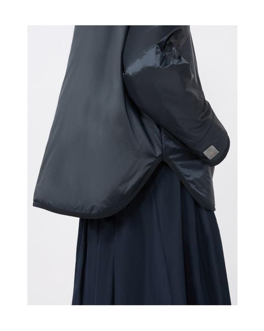Max Mara Blue The Cube Mtccleo Hooded Coat