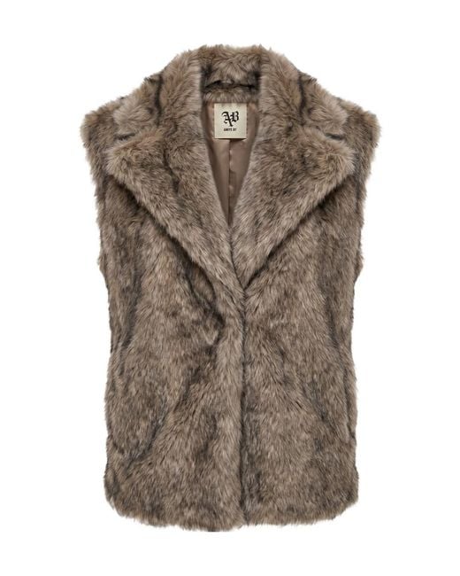 Aniye By Brown Lapel Vest