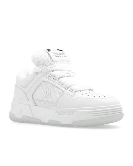 Amiri White Ma-1 Leather Sneakers